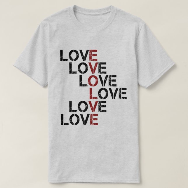 Evolve förälskat t-shirt (Design framsida)