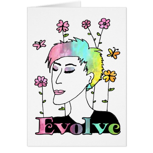 Evolve Hälsningskort (Framsidan)