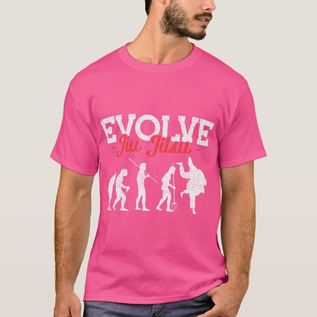 Evolve Jiu Jitsu Brazilian Jiu Jitsu T Shirt (Framsida)