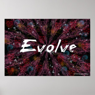 Evolve konstaffischen poster