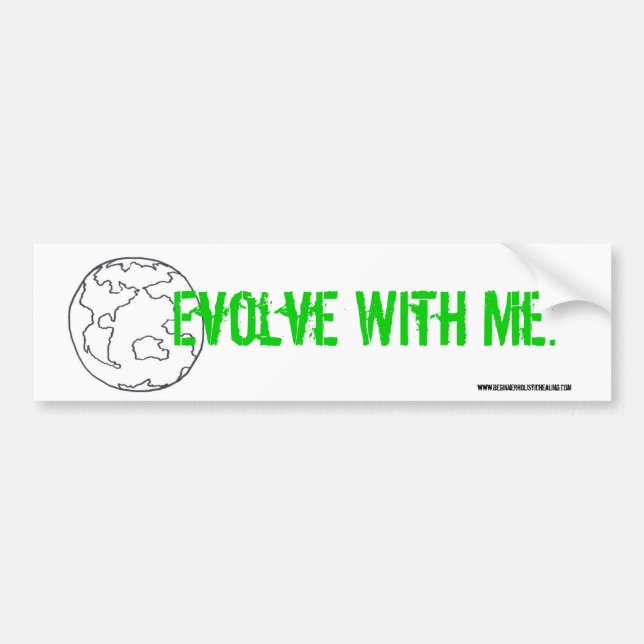 Evolve med mig bildekalet bildekal (Framsidan)