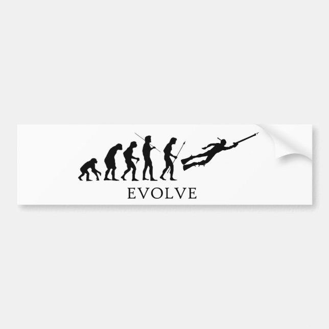 Evolve Spearfishing Bildekal (Framsidan)