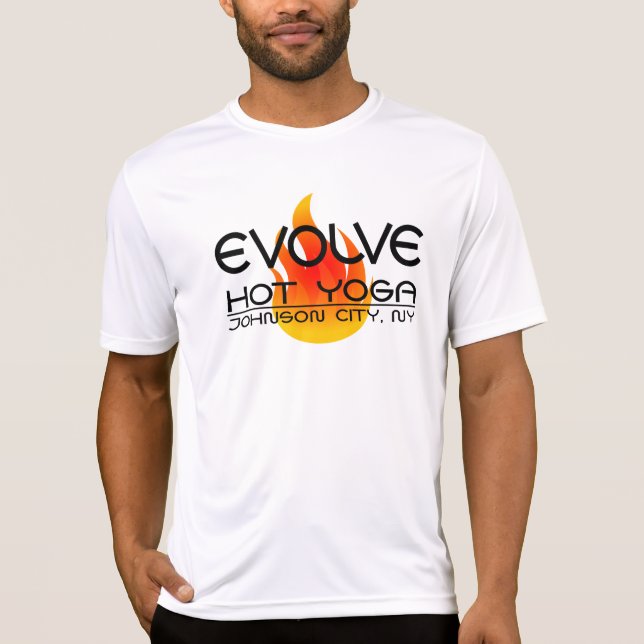 Evolve varm Yoga JC & OM T-shirt (Framsida)
