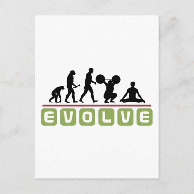 Evolve Yoga Gift Vykort (Framsida)