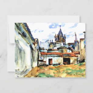 Evora, Portugal - Konsthantlackering Kort