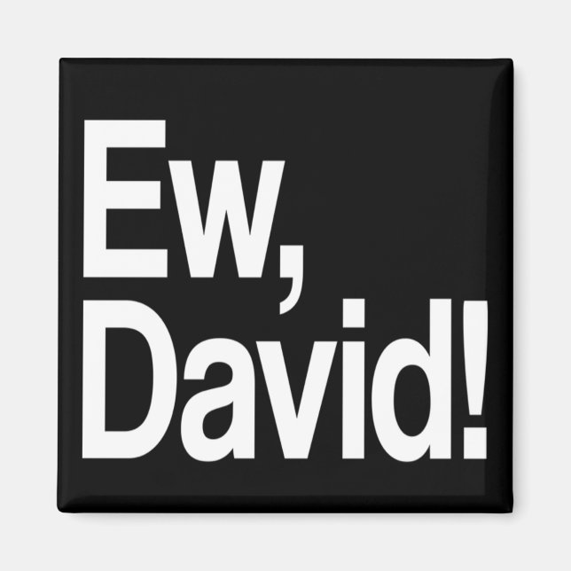 Ew David Magnet (Framsidan)