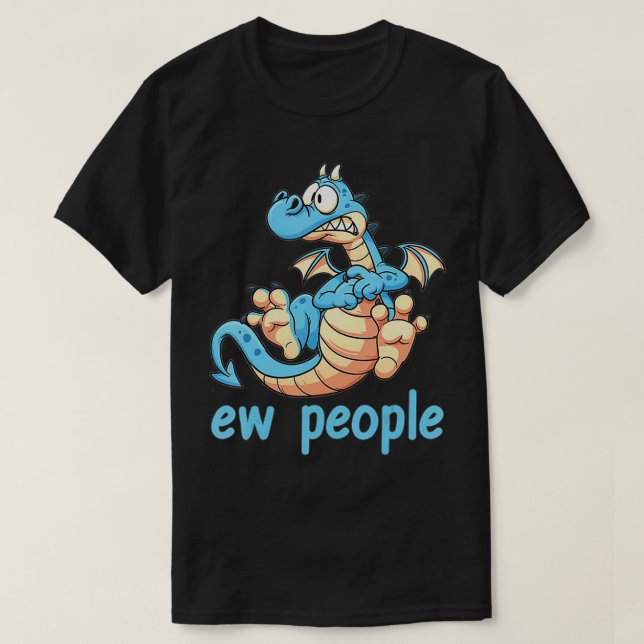 Ew Dragon People T Shirt (Design framsida)