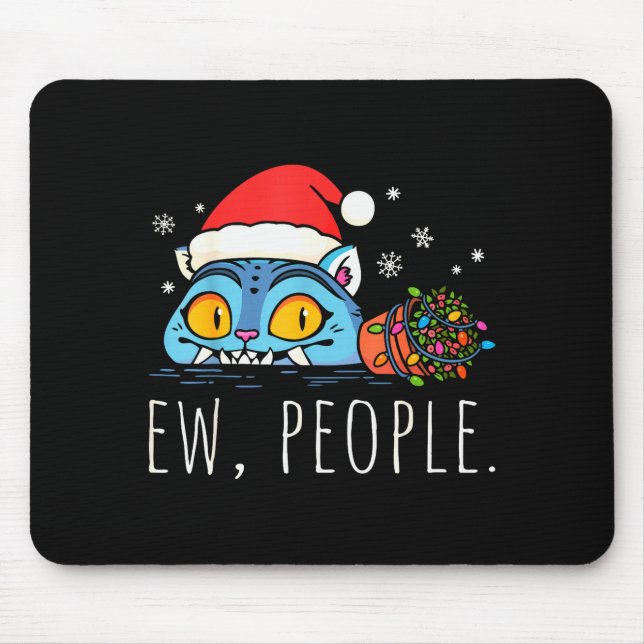 Ew People Christmas Funny Tiger Sarcastic Humor In Musmatta (Framsidan)