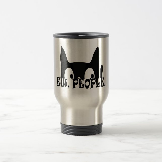 Ew People Funny Black Cat Resemugg (Center)