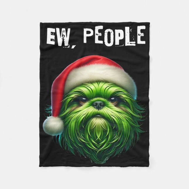 Ew People Shihtzu Hund Fleecefilt (Framsidan)
