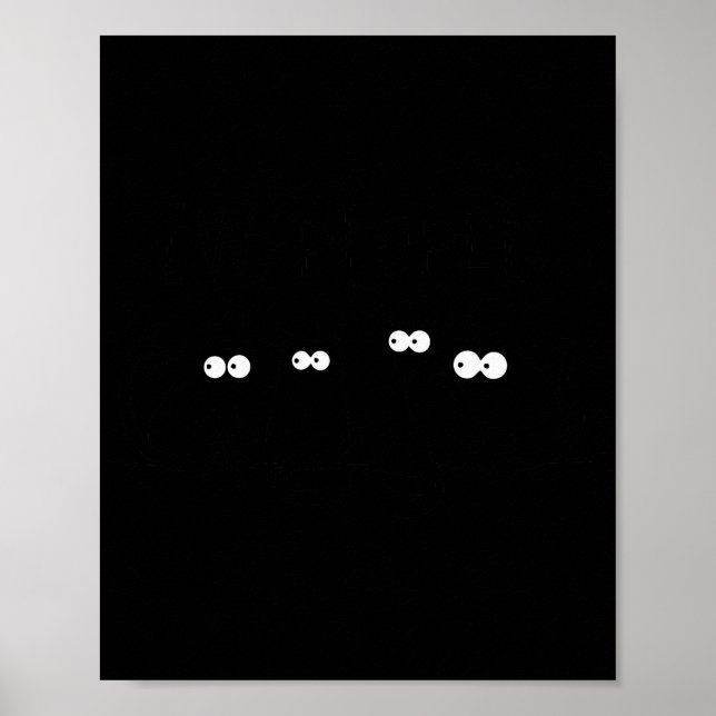 Ew People Shirt Black Cat Ew People Funny Meowy Ca Poster (Framsidan)