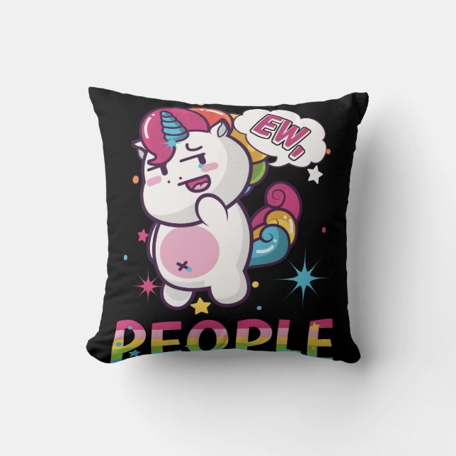 Ew People Unicorn Kudde (Framsida)