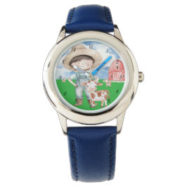 eWatch Armbanduhr mit Bauernhof Design  Armbandsur