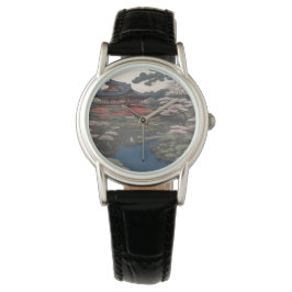 eWatch Factory - Temple on the river - Japan Armbandsur