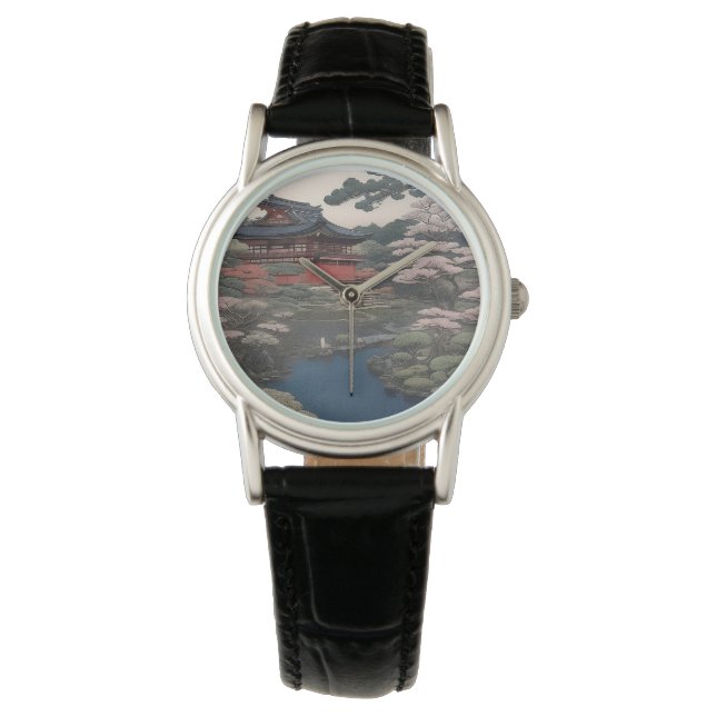 eWatch Factory - Temple on the river - Japan Armbandsur (Framsida)