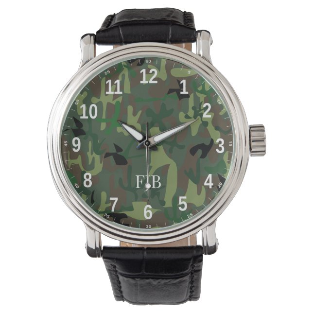 eWatch Watch CAMO Stil Armbandsur (Framsida)