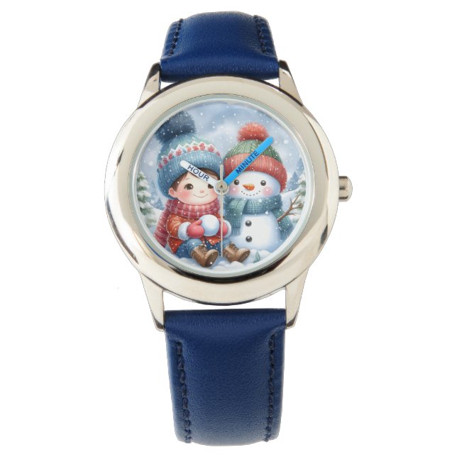 eWatch Watch-Kids Julfirande julklocka Armbandsur (Framsida)