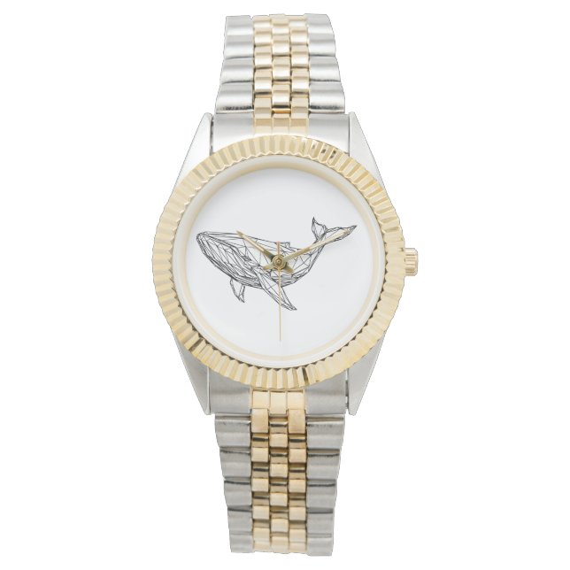 eWatch Watch Minimalist Geometric Whale Armbandsur (Framsida)