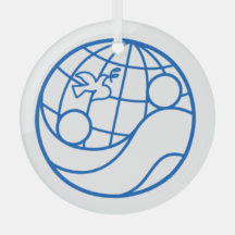 EWB-USA Glass Helgdag Ornament