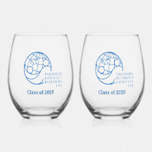 EWB-USA Klass av 2025 Stemless Vin Glass