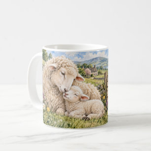 Ewe Are Loved Får och Lamm Mugg