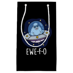 Ewe-F-O Funny UFO Pun Mörk BG
