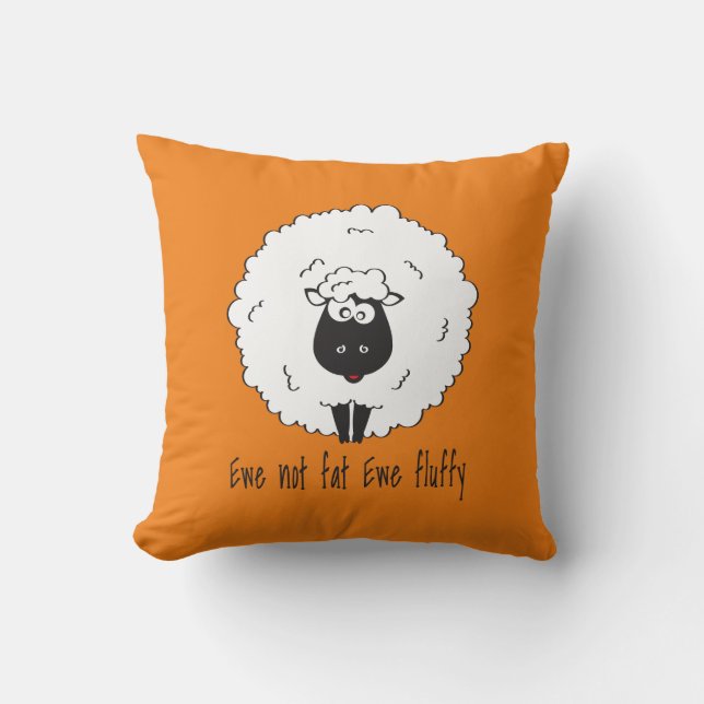 Ewe not tjock ewe fluffy kudde (Framsida)