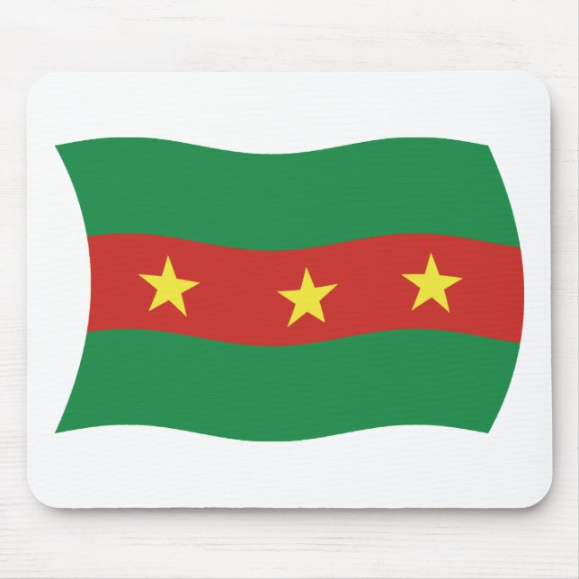 Ewe People Flagga Mousepad Musmatta (Framsidan)