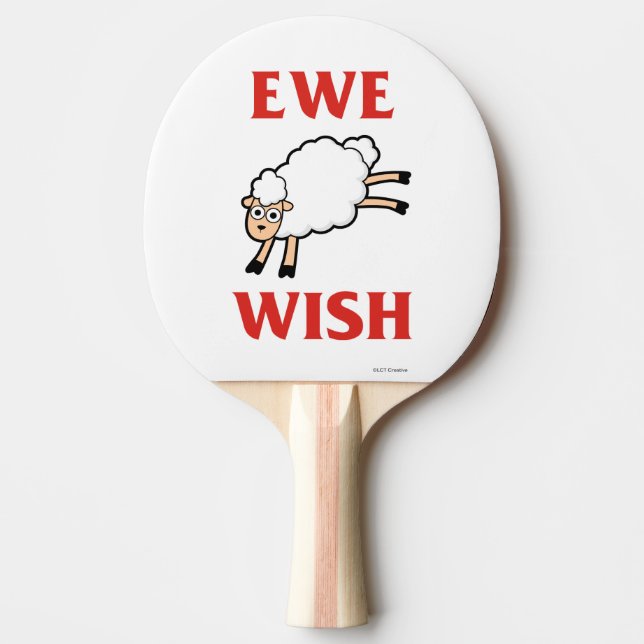 Ewe Wish Pingisracket (Framsidan)