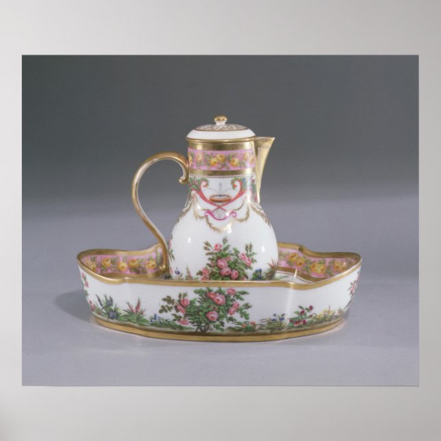 Ewer och basilika, tillverkad i Paris Poster (Framsidan)