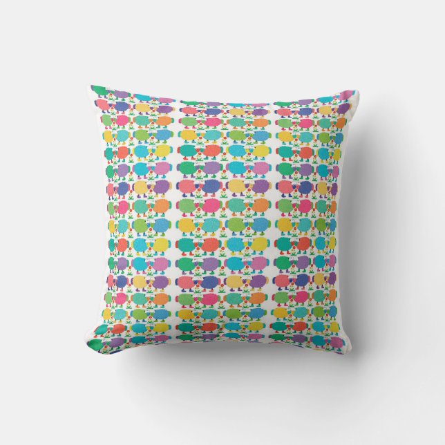 Ewes in Hues Cushion Kudde (Framsida)