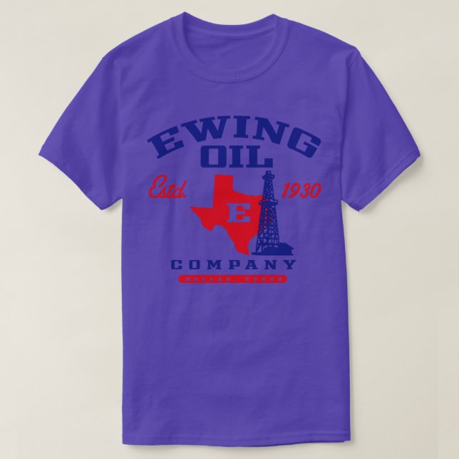 Ewing Oil Company T Shirt (Design framsida)