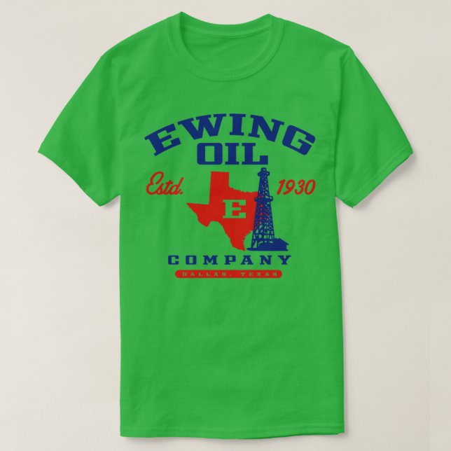 Ewing Oil Company T Shirt (Design framsida)