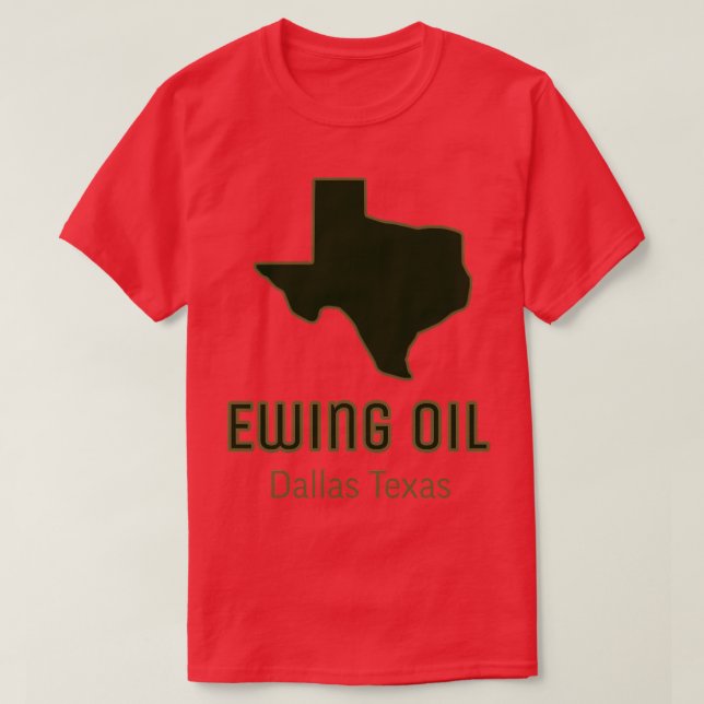 Ewing Oil Company TShirt 4 T Shirt (Design framsida)