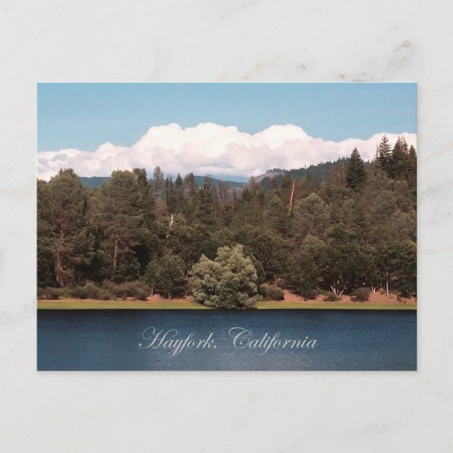 Ewing Reservoir om våren... Vykort (Framsida)