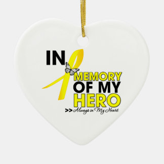 Ewing Sarcoma Tribute in Memory of My Hero Julgransprydnad Keramik