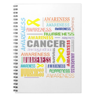 Ewings Sarcoma Awareness Collage Anteckningsbok