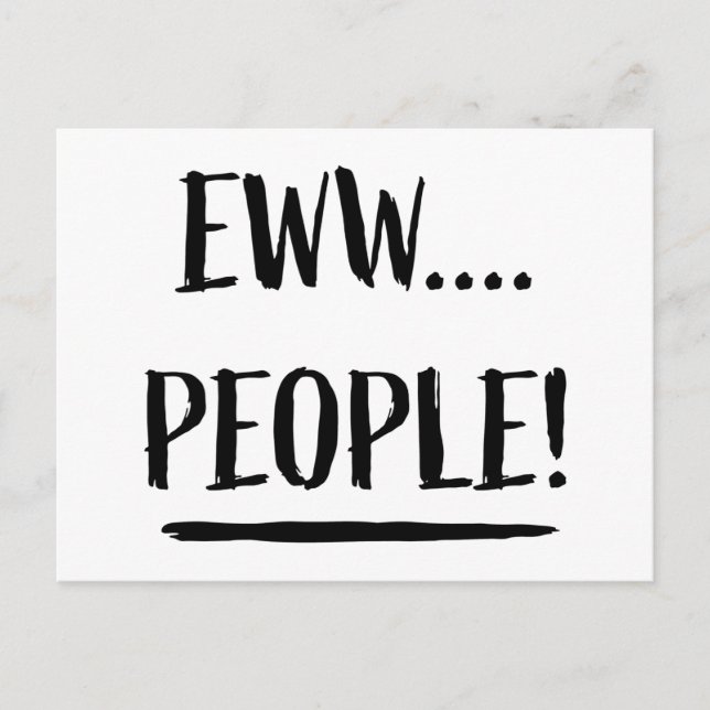 Eww People Vykort (Framsida)