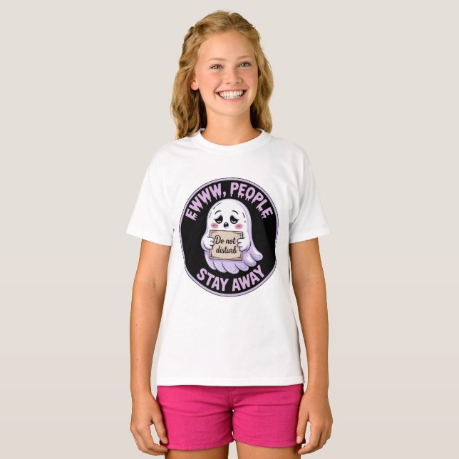 Ewww Människor Håll Er Borta Klistermärke - Roligt T Shirt (Hel framsida)