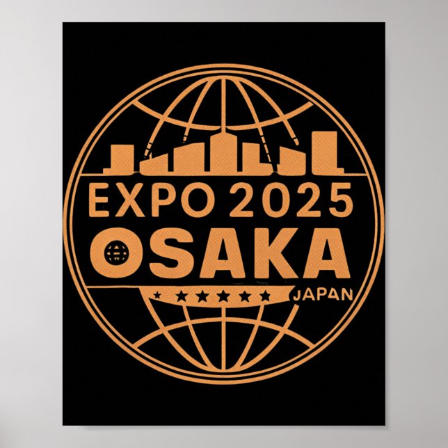 Ex 2025 Osaka Japan Stimulerar En Ny Framtid Poster (Framsidan)