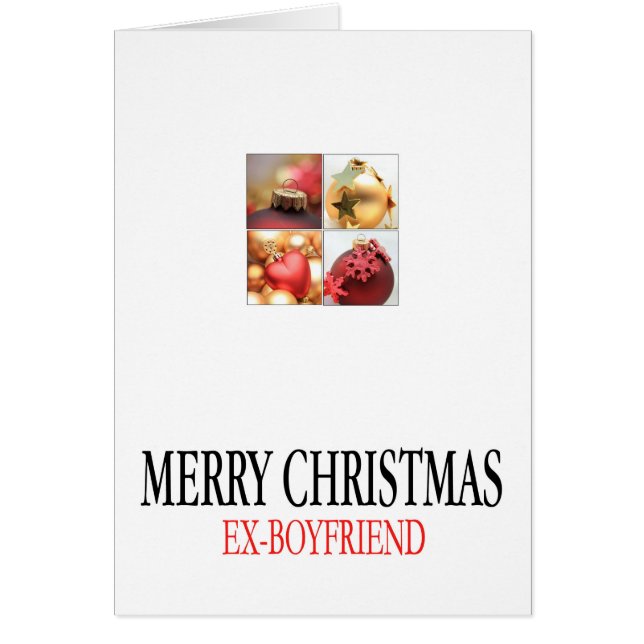 Ex-Boykompis God jul-kort Hälsningskort (Framsidan)
