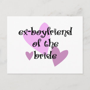 Ex-Boyvän till Bride Vykort