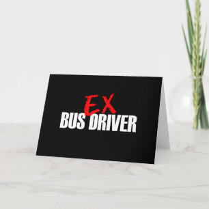 EX BUSS DRIVER-MÖRK KORT