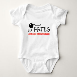 Ex Fetus - precis klar 9 månader inuti T Shirt