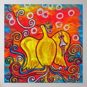 Ex Flammis Clarior, Out-Flame, Brightness Poster