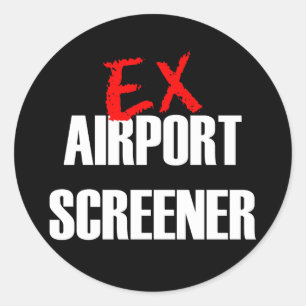 EX FLYGPLATSSCREENER RUNT KLISTERMÄRKE