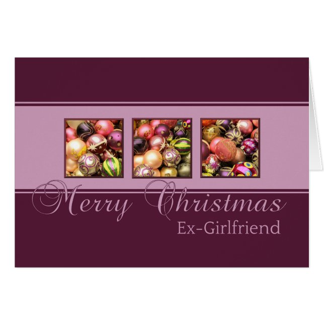 Ex-Girlkompis God jul-kort Hälsningskort (Framsidan Horizontal)
