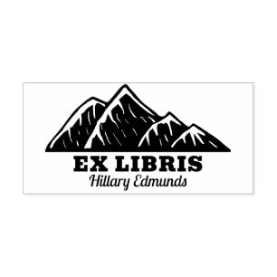 Ex Libribergen Rubber Frimärke Självfärgande Stämpel