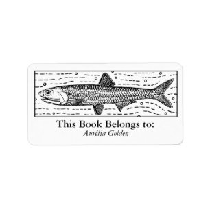 Ex Libris - Anchovy Adressetikett
