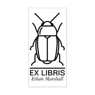 Ex Libris - Beetle/Kryp v1 Stämpel